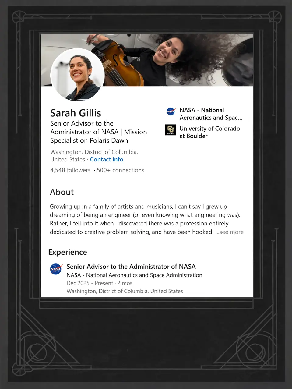 Senior Engineer LinkedIn Portfolio